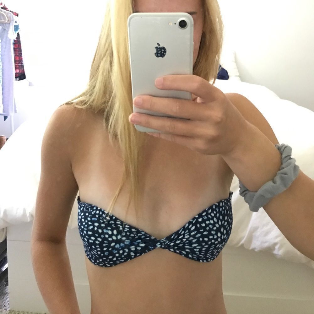 Colorful Patterned Bikini Top